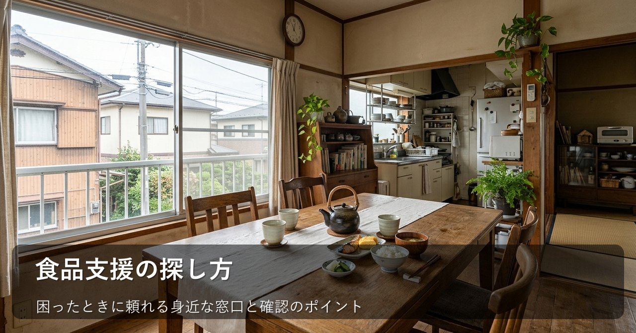 障害のある方の食品支援、どこに相談すればいい？利用のヒントと探し方