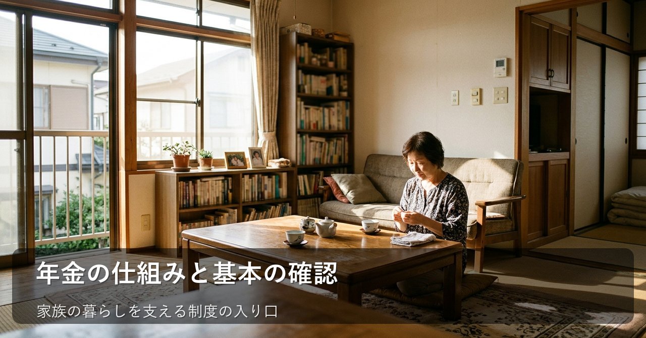 家族の将来に備える。知っておきたい年金の基本と確認のポイント