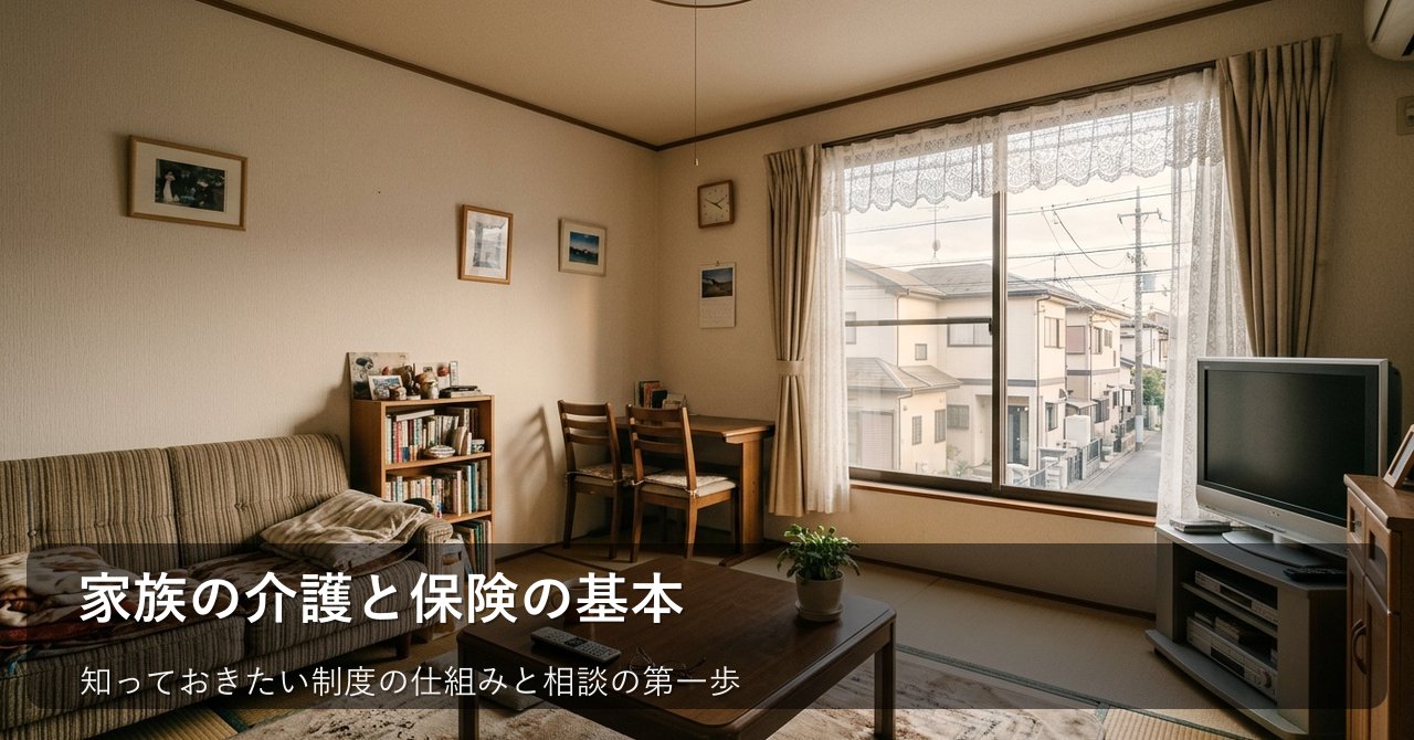 家族のケアが始まったら。介護保険の仕組みとまずやるべき3つのこと